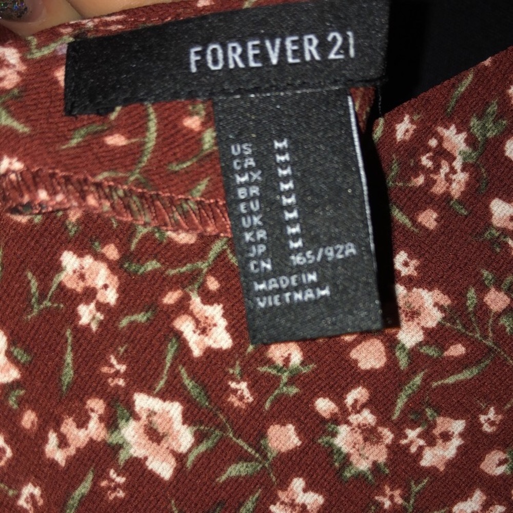 Cool design forever 21 shirt